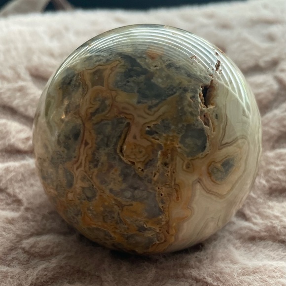 CRAZY lace agate sphere 67mm - Picture 5 of 6